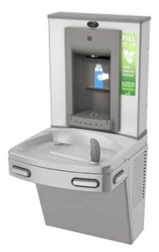 Oasis PG8SBF Stainless Steel Drinking Fountain with Manual Bottle Filler