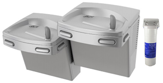 Oasis PGF8ACSL Filtered Stainless Steel Dual Drinking Fountain