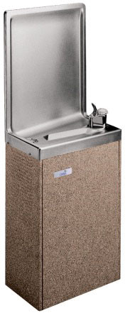 Oasis PLF8SM Stainless Steel Semi-Recessed Backsplash Drinking Fountain