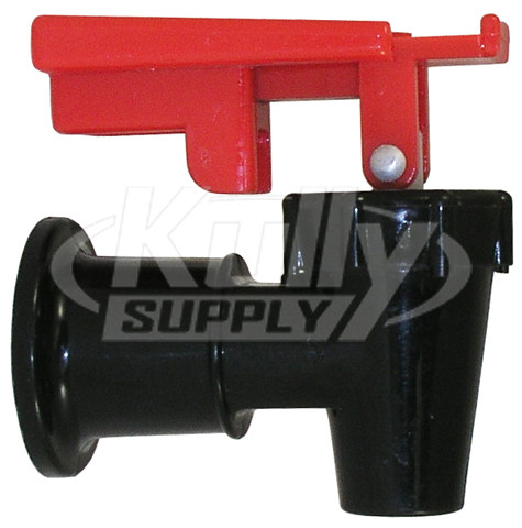 Oasis 032135-123 Faucet Assy, Black Body, Red Safety