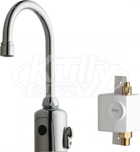 Chicago Faucet Chicago 116.943.AB.1 Hytronic Gooseneck Sink Faucet With Sensor