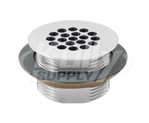 Haws 6463 Vandal-Resistant Waste Strainer Satin Chrome
