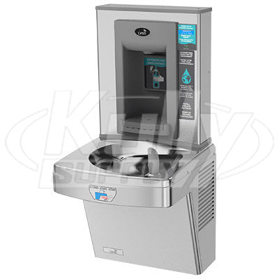 Oasis PG8EBFT Stainless Steel Sensor-Operated Drinking Fountain with Bottle Filler