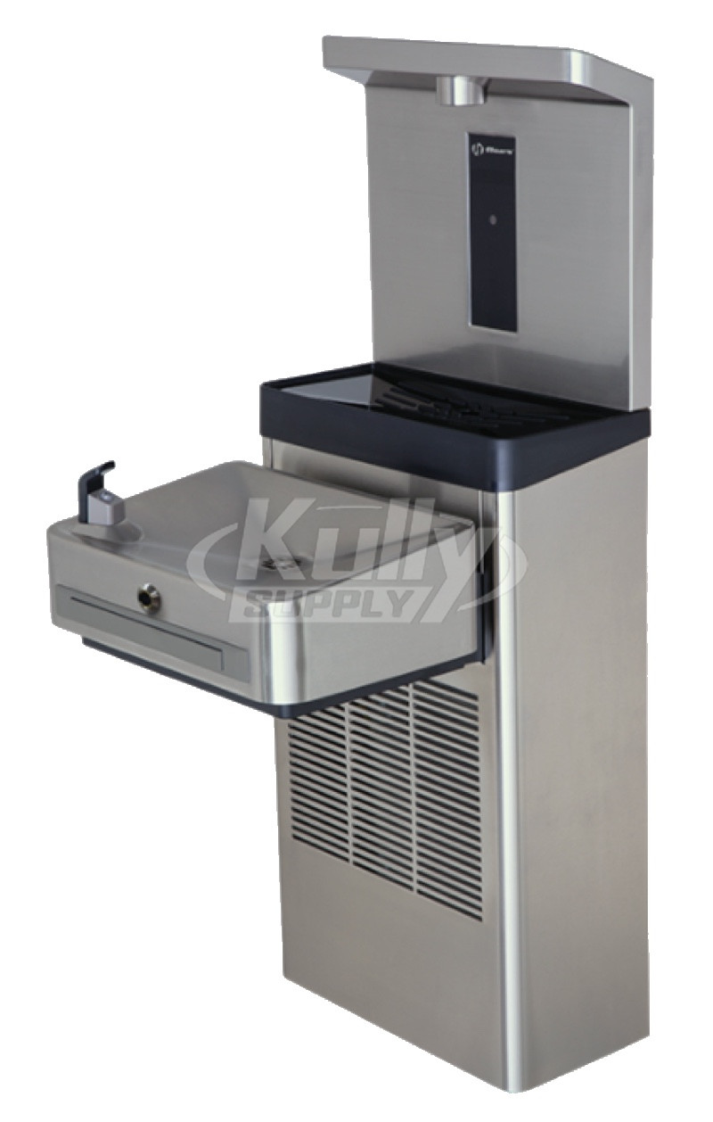 Haws 1211SFH Filtered Sensor-Operated Drinking Fountain with Bottle Filler