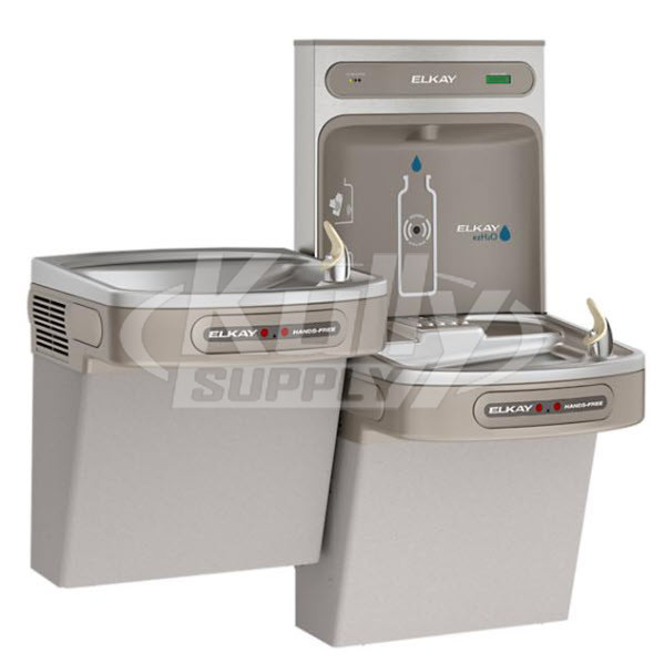Elkay LZOOTL8WSLK Elkay ezH2O Bottle Filling Station with Bi-Level ADA Cooler Dual Hands Free Activation