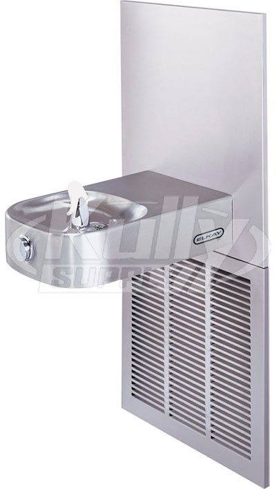 Elkay ECRSPVR8K In-Wall Drinking Fountain with Vandal-Resistant Bubbler