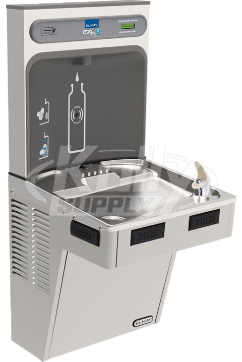 Elkay EZH2O EMABF8WSSK Stainless Steel Drinking Fountain with Bottle Filler