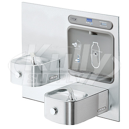 Elkay EZWS-EDFP217K Soft Sides Intergral Bottle Filling Station NON-REFRIGERATED Drinking Fountain