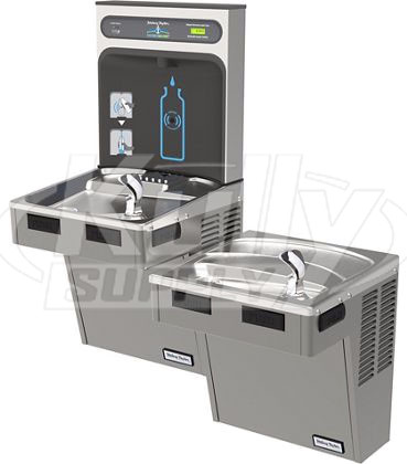 Halsey Taylor HydroBoost HTHB-HACG8BLPV-NF GreenSpec Dual Drinking Fountain with Bottle Filler