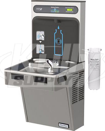 Halsey Taylor HydroBoost HTHB-HACG8PV-WF GreenSpec Filtered Drinking Fountain with Bottle Filler