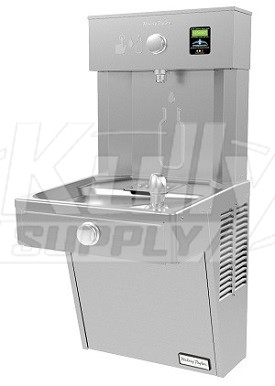 Halsey Taylor HydroBoost Vandal-Resistant Bottle Filling Station Non-Filtered Non-Refrigerated Stainless