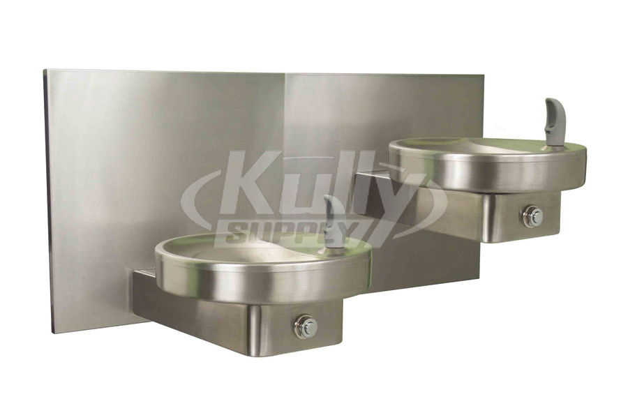 Oasis MMRSLEM NON-REFRIGERATED Sensor-Operated (lower unit only) In-Wall Dual Drinking Fountain