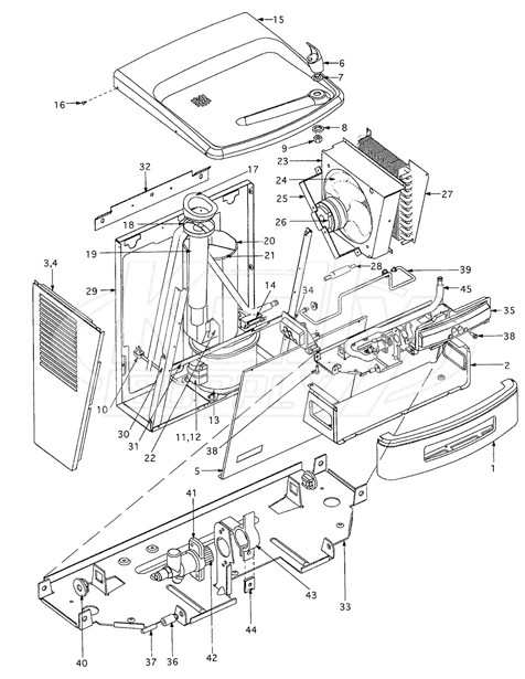 Oasis P8AM-D301 Parts Breakdown