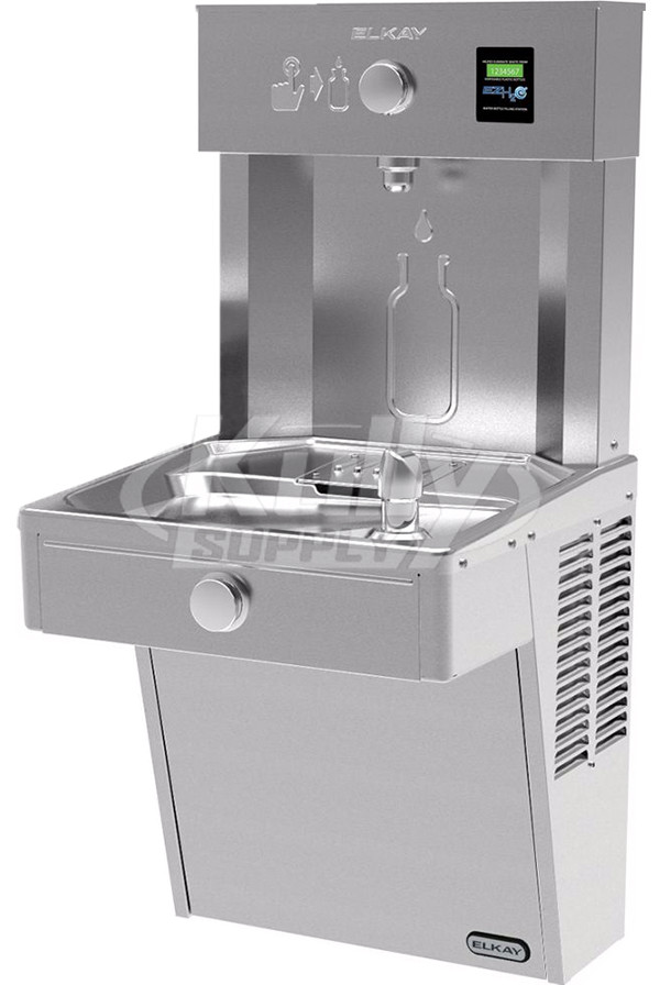 Elkay Ezh2o Lvrc8wsk Filtered Heavy Duty Vandal Resistant Drinking Fountain With Bottle Filler Drinkingfountaindoctor Com