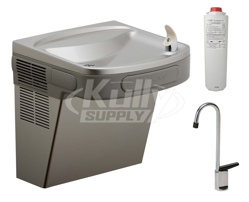 Elkay Lzs8lf Filtered Drinking Fountain With Glass Filler Drinkingfountaindoctor Com