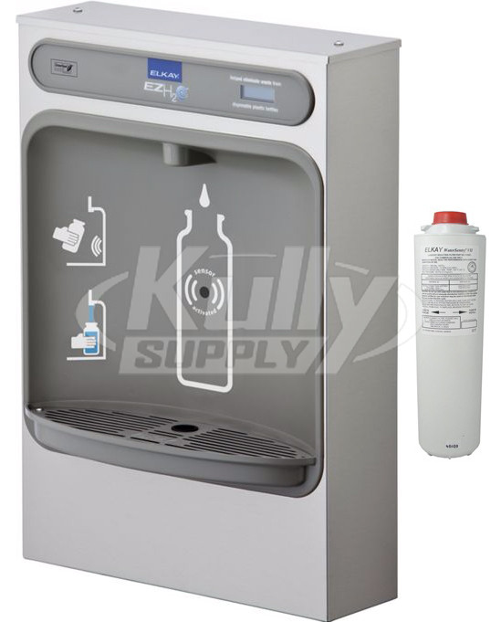 Elkay Ezh2o Lzwssm Greenspec Filtered Stainless Steel Surface Mount Bottle Filling Station Drinkingfountaindoctor Com