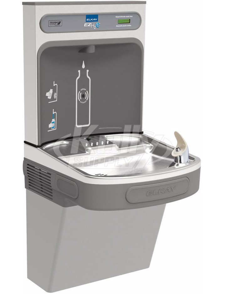 Elkay Ezh2o Ezsdwslk Non Refrigerated Drinking Fountain With Bottle Filler Drinkingfountaindoctor Com