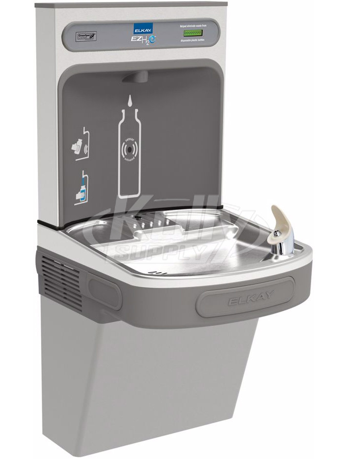 Elkay Ezh2o Lzs8wslk Filtered Drinking Fountain With Bottle Filling Station Drinkingfountaindoctor Com