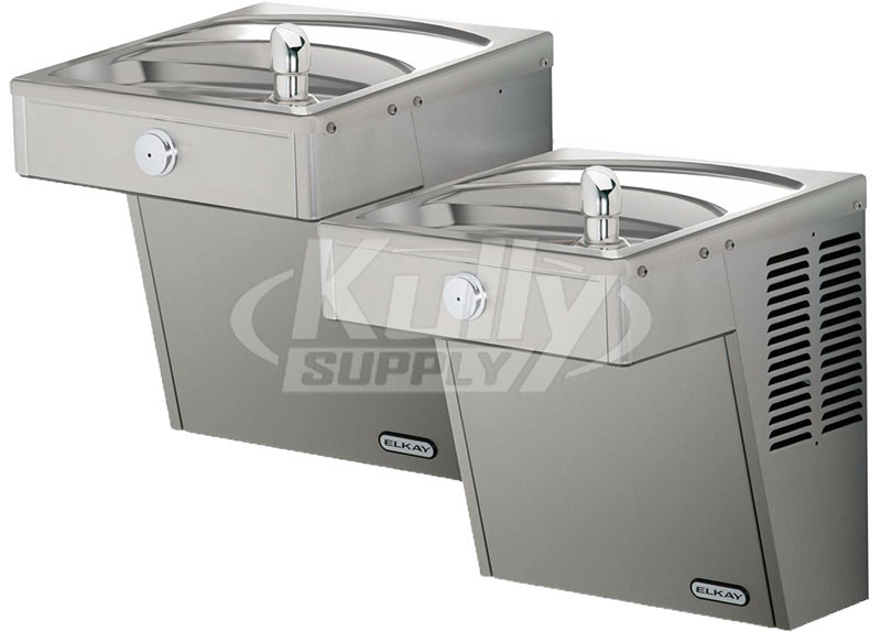 Elkay Vrctlddsc Non Refrigerated Vandal Resistant Dual Drinking Fountain Drinkingfountaindoctor Com