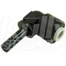 Elkay 70817C John Guest Fitting, 1/4" 90* Elbow F & M