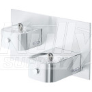 Elkay EDFPVR217C NON-REFRIGERATED In-Wall Dual Drinking Fountain with Vandal-Resistant Bubbler