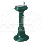 Halsey Taylor 4880FREVG Evergreen Freeze Resistant Outdoor Drinking Fountain