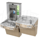 Oasis PG8SBFSL Dual Drinking Fountain with Manual Bottle Filler