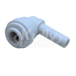 Elkay 70817C John Guest Fitting, 1/4" 90* Elbow F & M