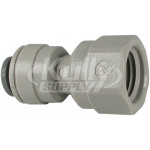 Elkay 75507C Quick Connect For Solenoid-1/4NPTFx1/4OD