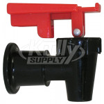 Oasis 032135-123 Faucet Assy, Black Body, Red Safety