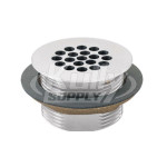 Haws 6463 Vandal-Resistant Waste Strainer Satin Chrome