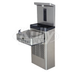 Haws 1211SH Sensor-Operated Drinking Fountain with Bottle Filler