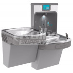 Elkay Enhanced EZH2O LZSTL8WSLP Filtered Dual Drinking Fountain with Bottle Filler