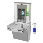 Oasis PGF8SBF Filtered Stainless Steel Drinking Fountain with Manual Bottle Filler