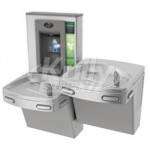 Oasis PG8EBFSL Stainless Steel Dual Drinking Fountain with Bottle Filler