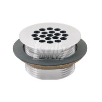 Haws 6463 Vandal-Resistant Waste Strainer Satin Chrome