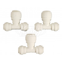 Elkay 1000002062 John Guest 3/8x1/4x1/4 Tee (3 pack)