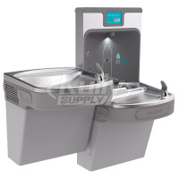 Elkay Enhanced EZH2O LZSTL8WSLP Filtered Dual Drinking Fountain with Bottle Filler