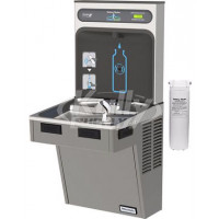 Halsey Taylor HydroBoost HTHB-HAC8WF-PV Filtered Drinking Fountain with Bottle Filler