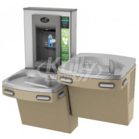 Oasis PG8EBFSL Dual Drinking Fountain with Bottle Filler
