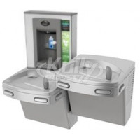 Oasis PG8EBFSL Stainless Steel Dual Drinking Fountain with Bottle Filler