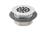 Haws 6463 Vandal-Resistant Waste Strainer Satin Chrome