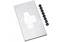 Haws BP7 Back Panel Satin Stainless Steel