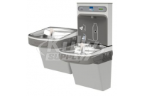 Elkay EZH20 LZSTLDDWSLK Filtered NON-REFRIGERATED Dual Drinking Fountain with Bottle Filler