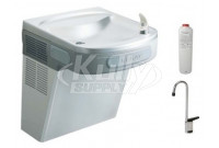 Elkay LZS8SF Stainless Steel Filtered Drinking Fountain with Glass Filler