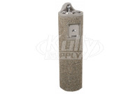 Haws 3060FR Stone Aggregate Freeze-Resistant Outdoor Drinking Fountain
