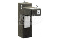 Halsey Taylor 4595 Stone Aggregate Two Station Outdoor Drinking Fountain