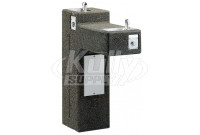 Elkay LK4595SFR Stone Aggregate Sanitary Freeze-Resistant Outdoor Dual Station Drinking Fountain