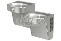 Elkay VRCHDTLDDSC Heavy Duty Vandal-Resistant NON-REFRIGERATED Dual Drinking Fountain