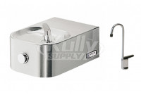 Elkay EDFP214FC NON-REFRIGERATED In-Wall Drinking Fountain with Glass Filler